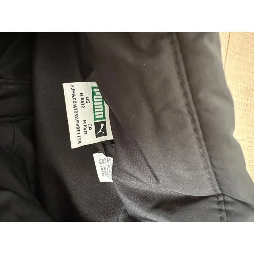 Puma Padded Puffer Vest Black/Red/White Size M